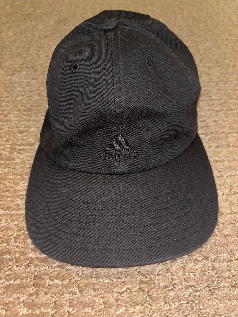 Adidas Black Strapback Hat